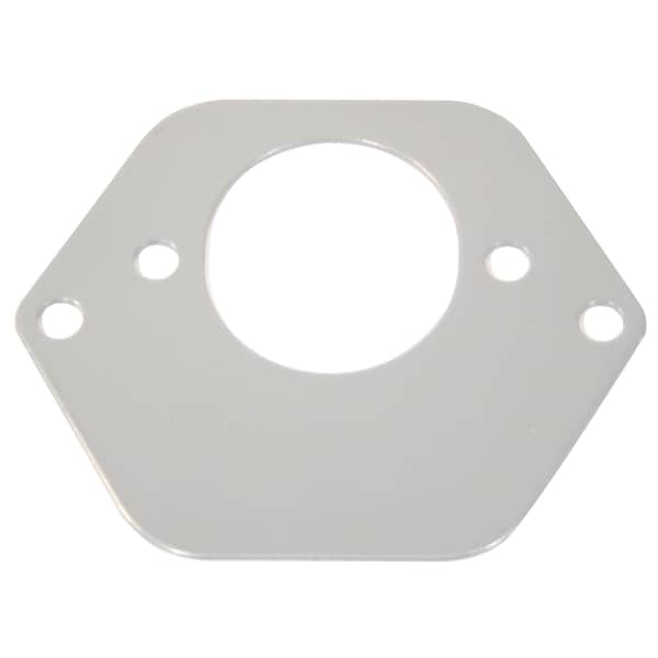 Phillips Plate, Nose Box Adapter, 10G Powder Coated Steel, Multiple Mounting Holes 15-770 - main
